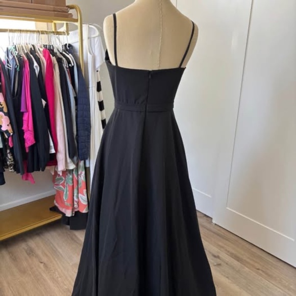 Ieena for Mac Duggal Black Classic A-Line Formal Dress Size 0 - Picture 7 of 10